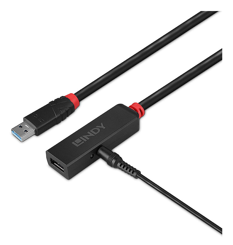 Lindy 10m USB 3.0 Active Extension Slim Hub