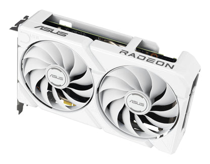 ASUS Dual Radeon RX 9060 XT 16GB GDDR6 Graphics Card (White)