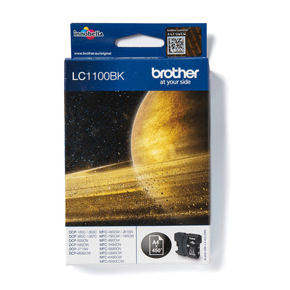 Brother LC-1100BK Black Ink Cartridge (450 pages)