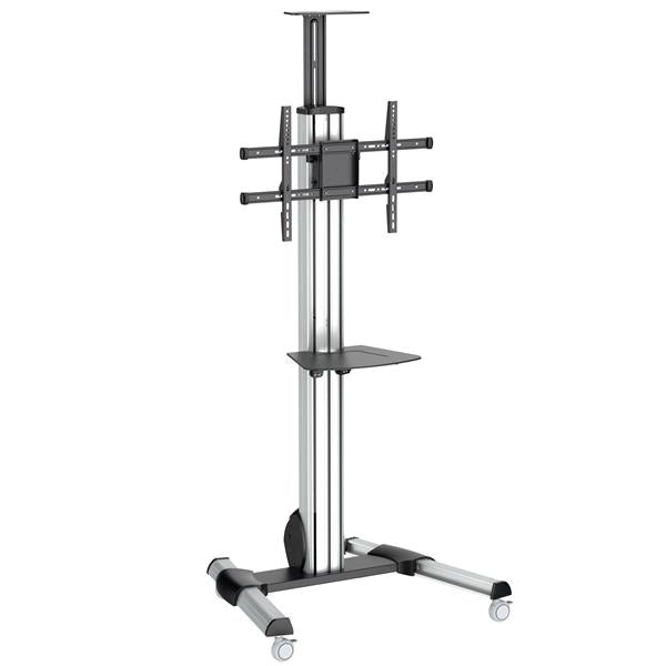 StarTech.com TV Cart - Height Adjustable - Lockable Wheels Mount