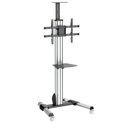 StarTech.com TV Cart - Height Adjustable - Lockable Wheels Mount