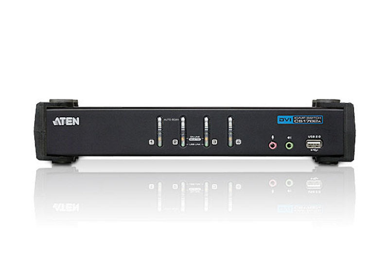 ATEN CS1764A-AT-E KVM switch Black