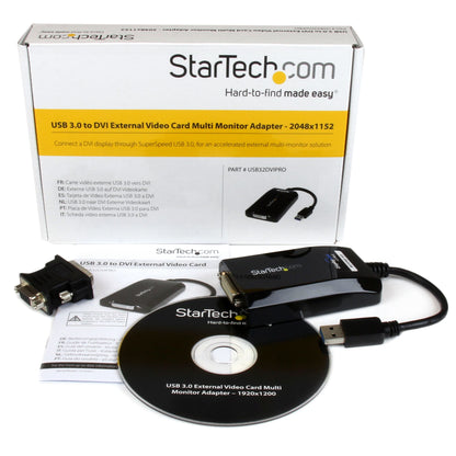 StarTech.com USB 3.0 to DVI / VGA Adapter – 2048x1152 Hub