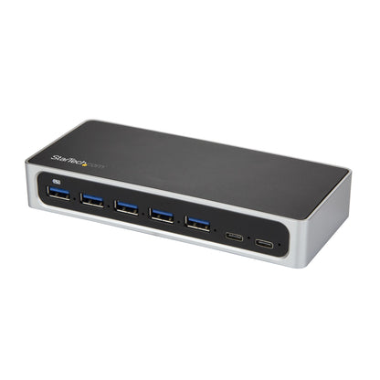 StarTech.com 7 Port USB C Hub with Fast Charge Port - USB-C to 5x USB-A 2x USB-C