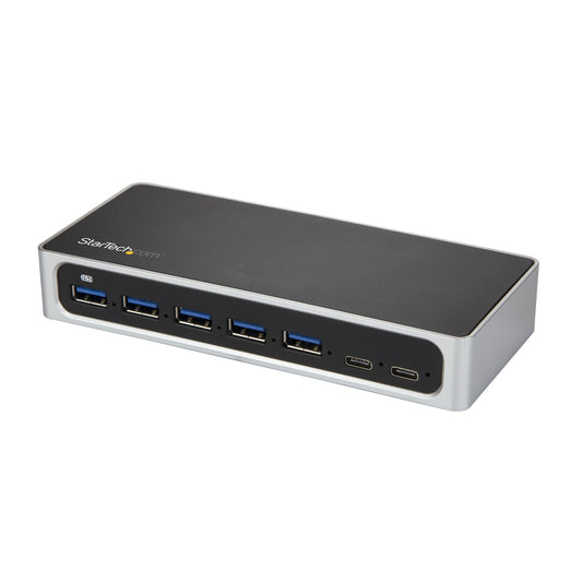 StarTech.com 7 Port USB C Hub with Fast Charge Port - USB-C to 5x USB-A 2x USB-C