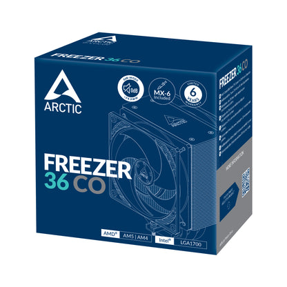 ARCTIC Freezer 36 CO Multi Compatible Tower CPU Cooler for Continuous Operation Cooling