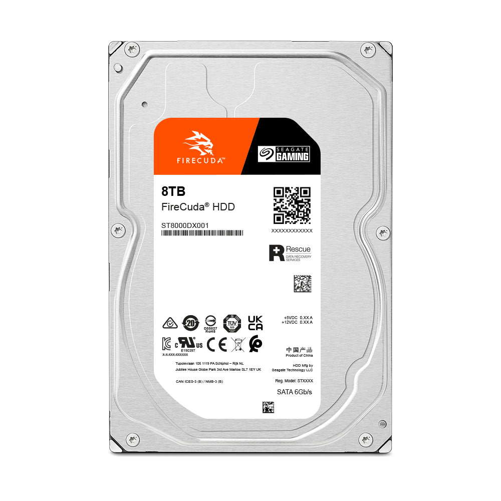 Seagate FireCuda 8TB 3.5" SATA 7200 RPM HDD