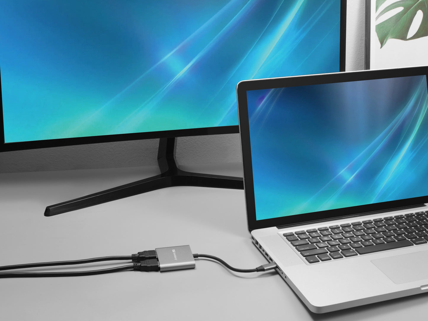 Sandberg USB-C Dock 2xHDMI+USB+PD Hub
