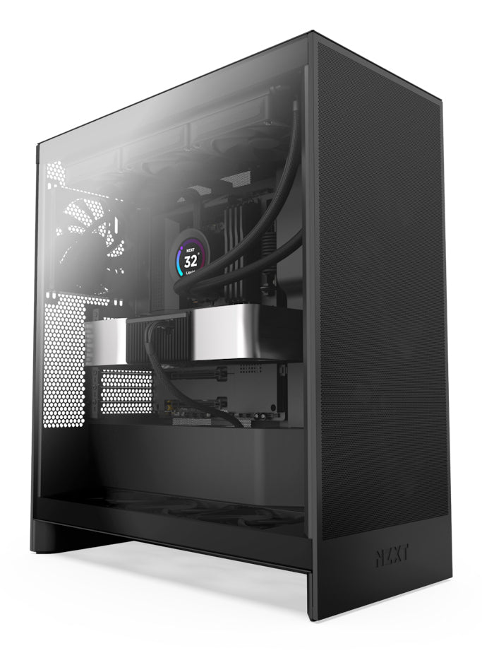 NZXT H7 Flow Midi Tower Black PC Case