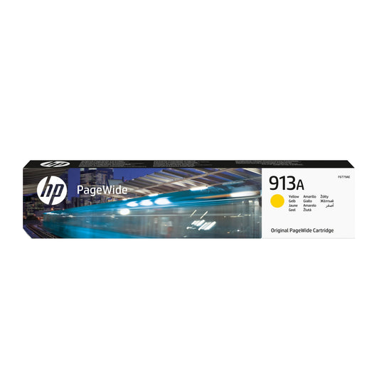 HP F6T79AE/913A Yellow Ink Cartridge (3K pages)