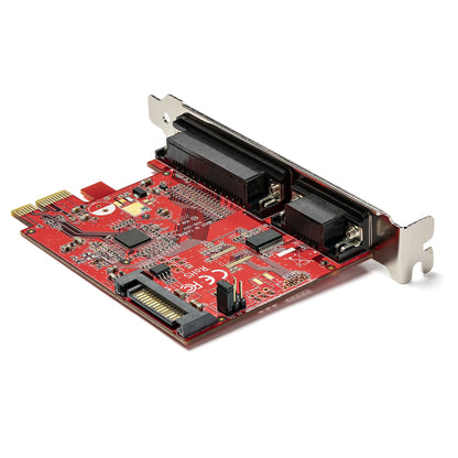 StarTech.com PCIe Card with Serial and Parallel Port - PCI Express Combo Adapter Hub