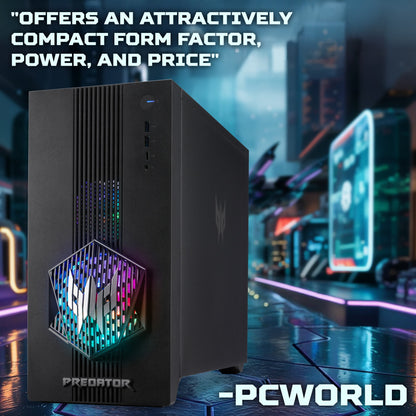Acer Predator PO3-665 Gaming Core i5-14400F 16GB 512GB SSD NVIDIA GeForce RTX 5060 Desktop PC