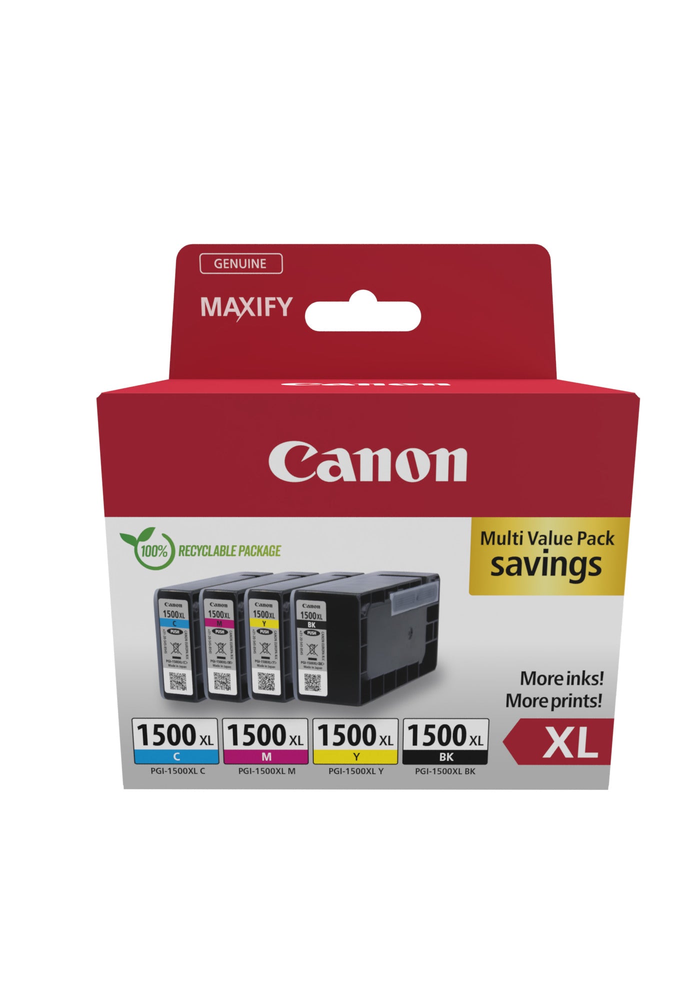 Canon 9182B010/PGI-1500XLCMYBK Ink Cartridge (Canon MB 2050)
