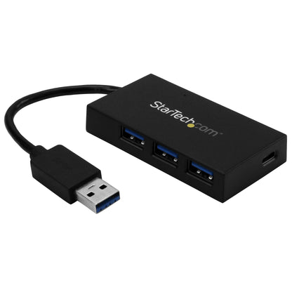 StarTech.com 4 Port USB 3.0 Hub - USB Type-A Hub with 1x USB-C & 3x USB-A Ports