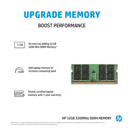 HP 32GB DDR4 3200MT/s SO-DIMM Laptop RAM (4S967AA)