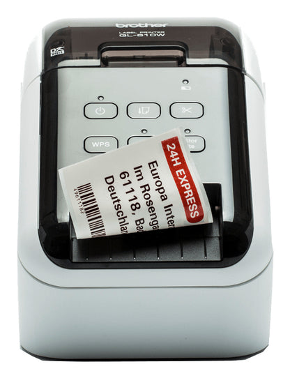 Brother QL-810W label printer Direct thermal Colour 300 x 600 DPI 176 mm/sec Wired &