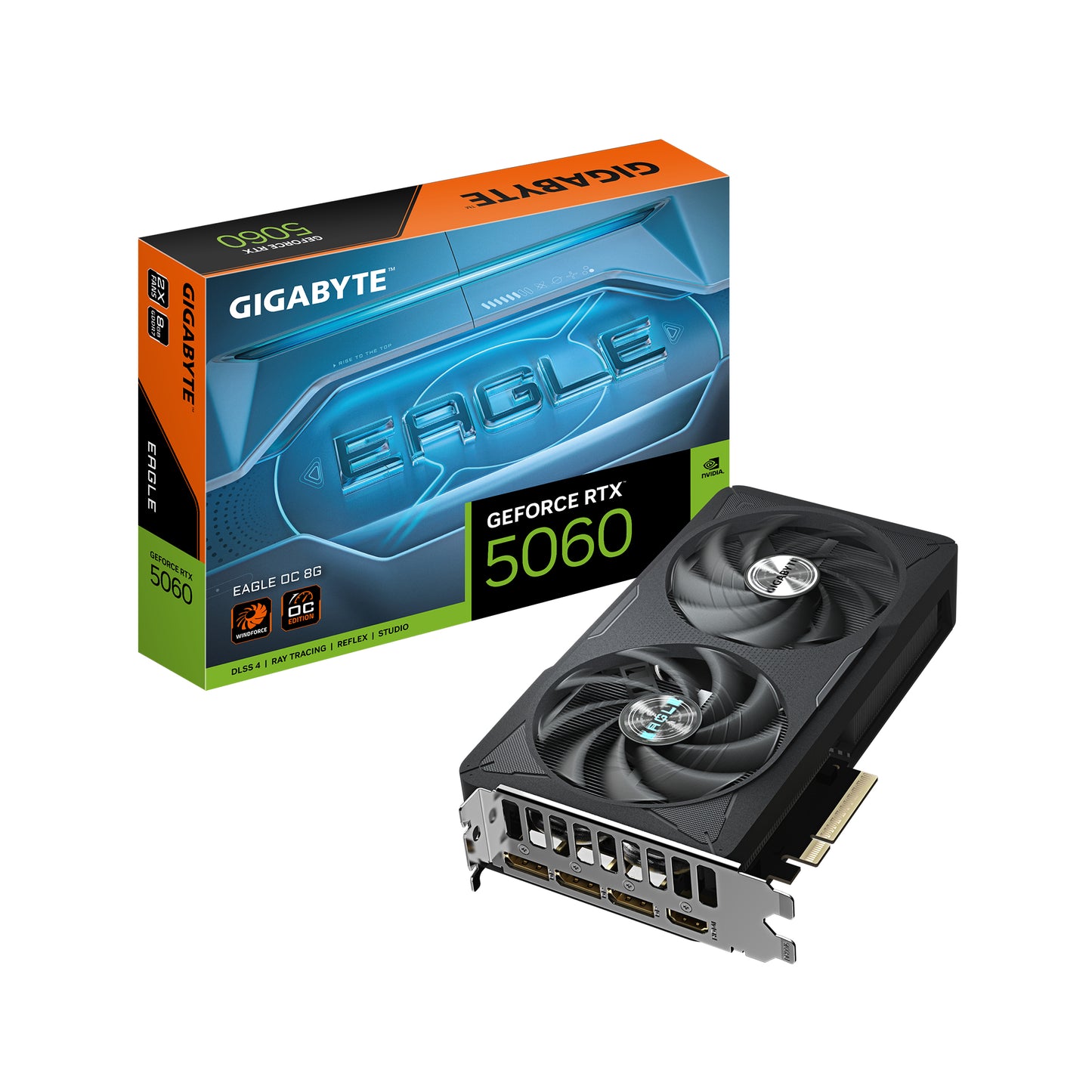 Gigabyte EAGLE GeForce RTX 5060 8GB GDDR7 OC Graphics Card