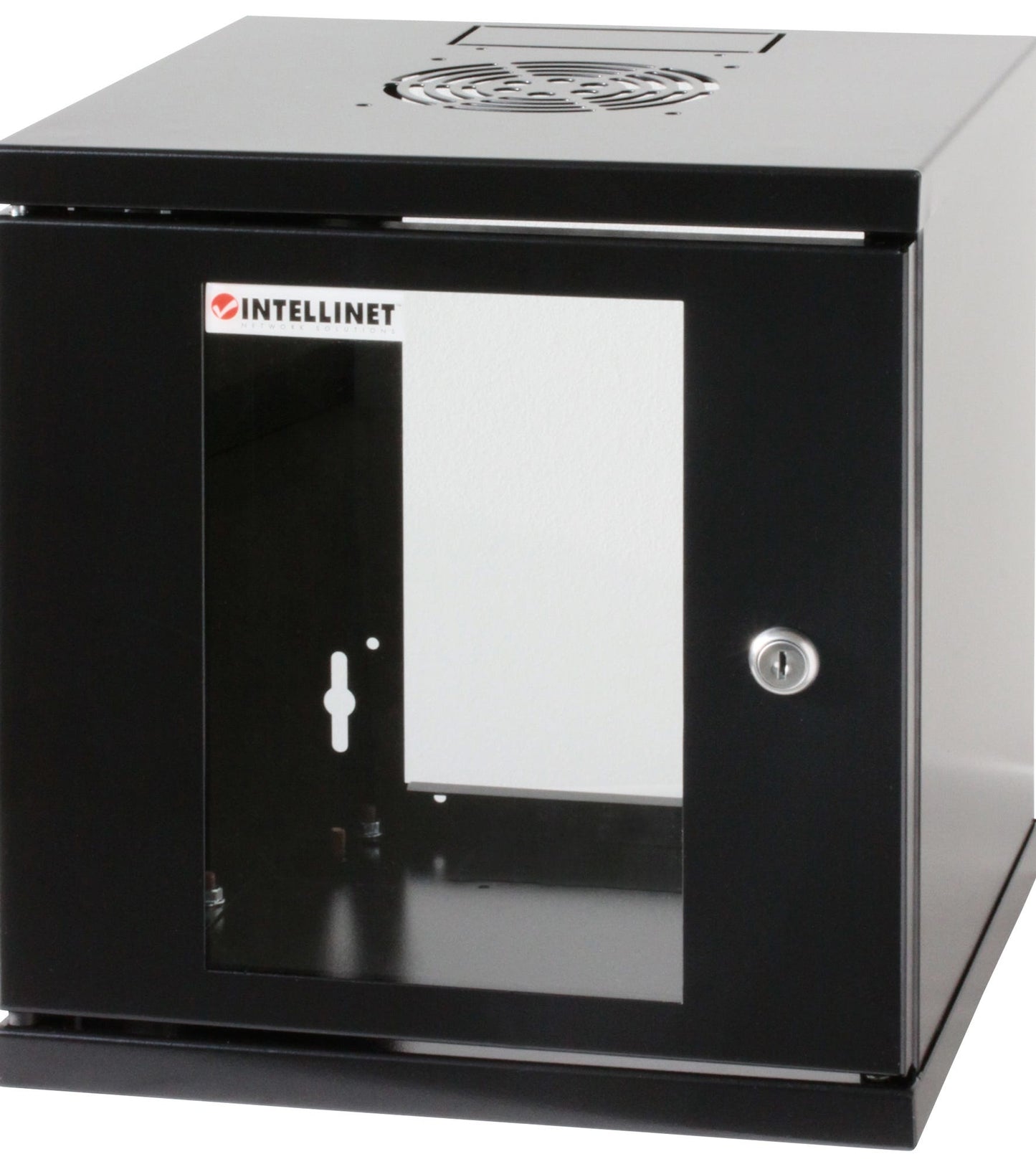 Intellinet 10" Network Cabinet - Wall Mount (Standard), 6U, 300mm Deep, Black Rack