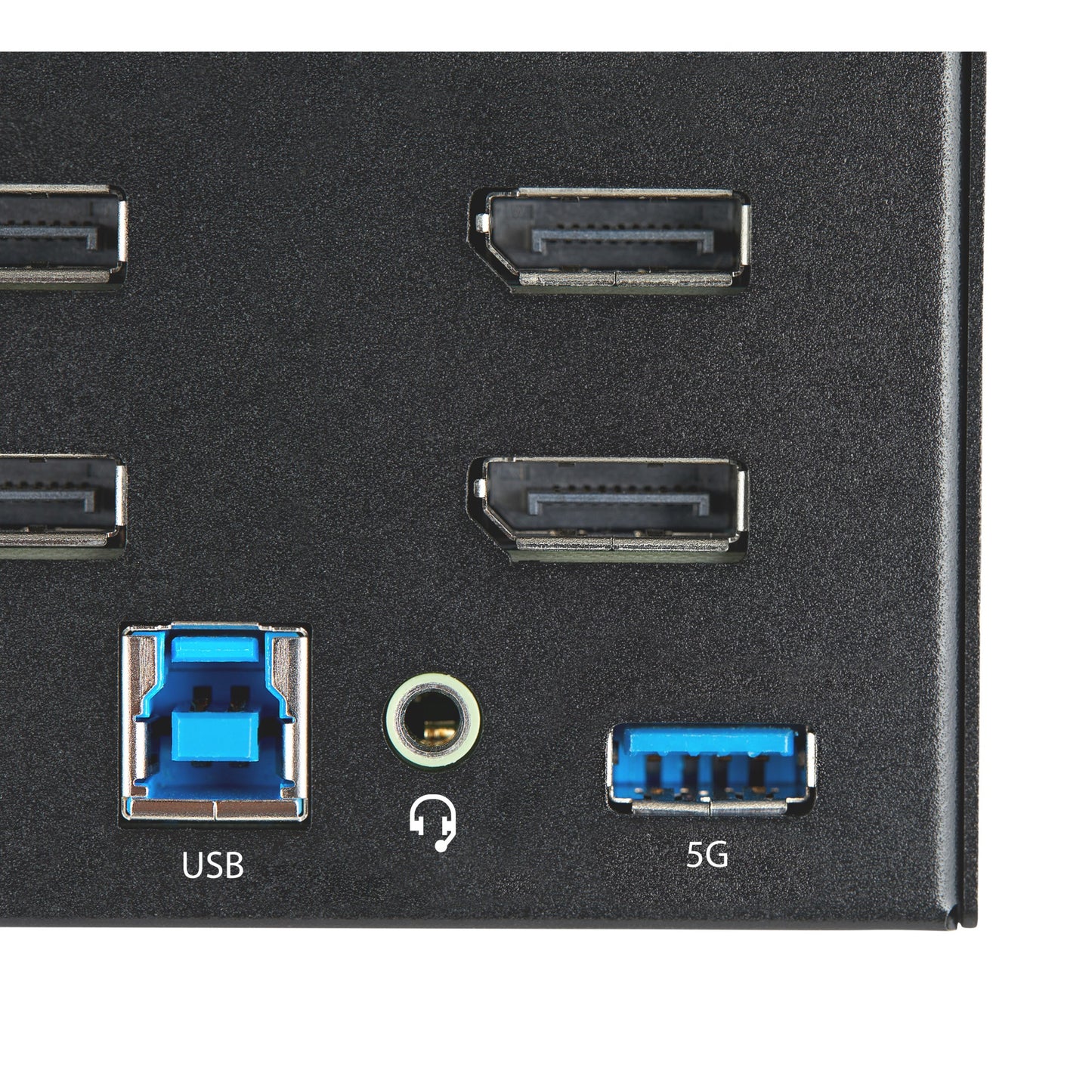StarTech.com 2 Port Quad Monitor DisplayPort KVM Switch - 4K 60Hz UHD HDR - Desktop