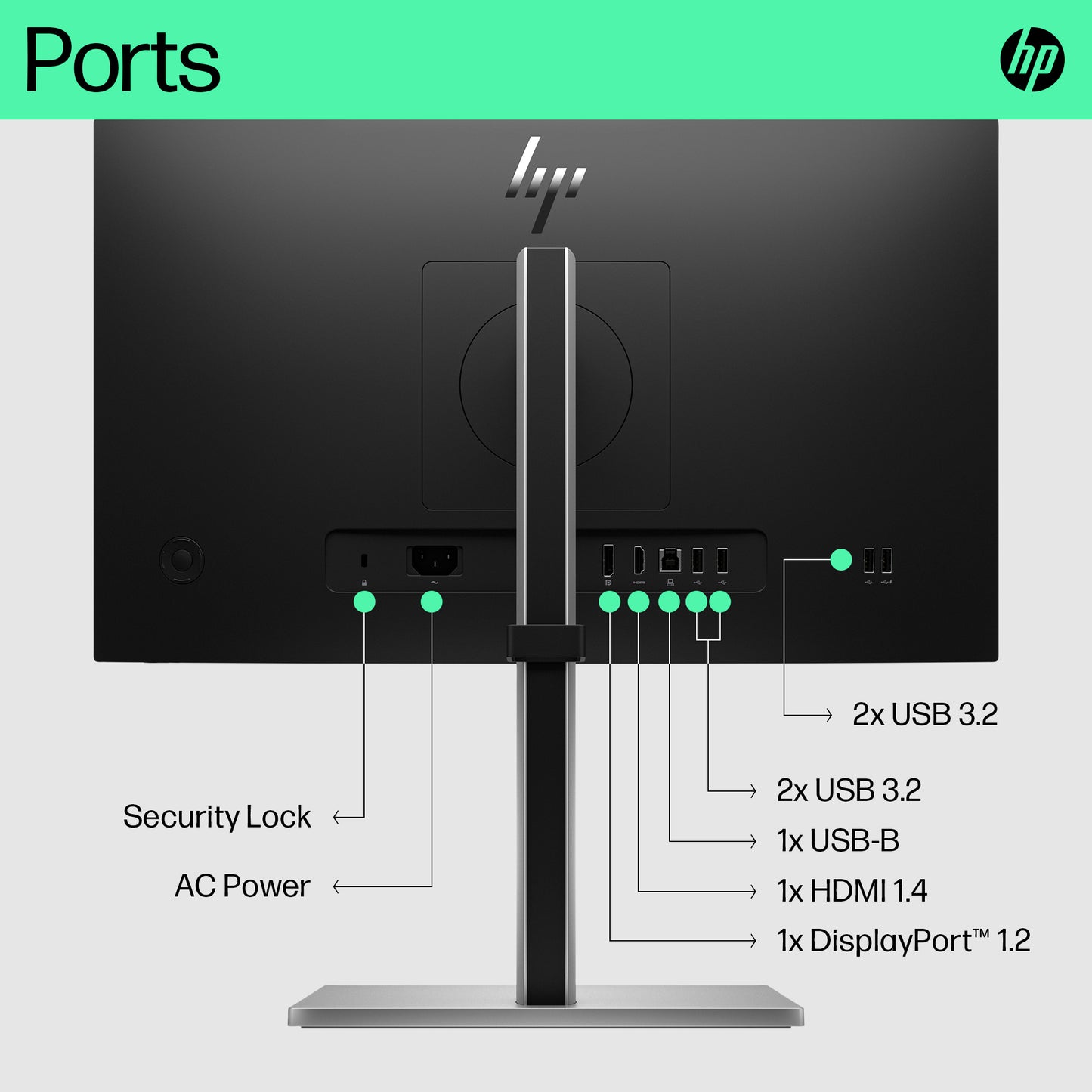 HP E-Series E22 G5 21.5" Full HD IPS Monitor