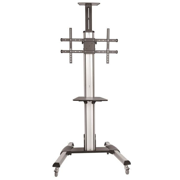 StarTech.com TV Cart - Height Adjustable - Lockable Wheels Mount
