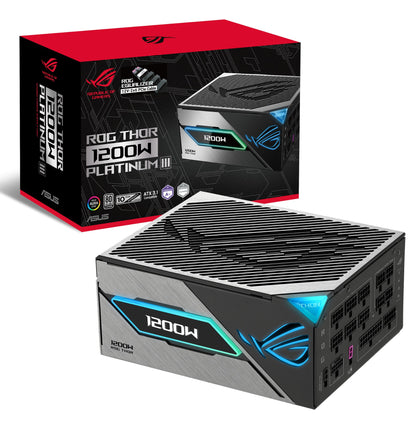 ASUS ROG -THOR-1200P3-GAMING-E power supply unit 1200 W 24-pin ATX ATX Black