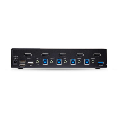 StarTech.com 4-Port DisplayPort KVM Switch, 8K 60Hz / 4K 144Hz, Single Display, DP