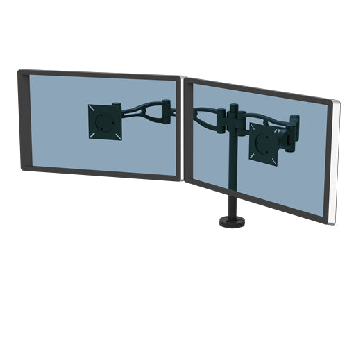 Fellowes Vista Dual Monitor Arm - Monitor Mount for 10KG 26 inch Screens - Ergonomic