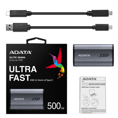 ADATA AELI-SE880-500GCGY 500GB SSD
