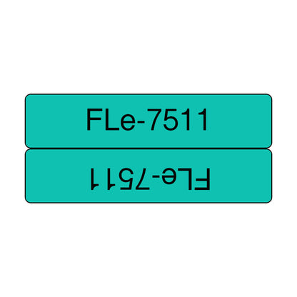 Brother FLE-7511 DirectLabel Label green 45mm x 21mm Pack=72 Labels