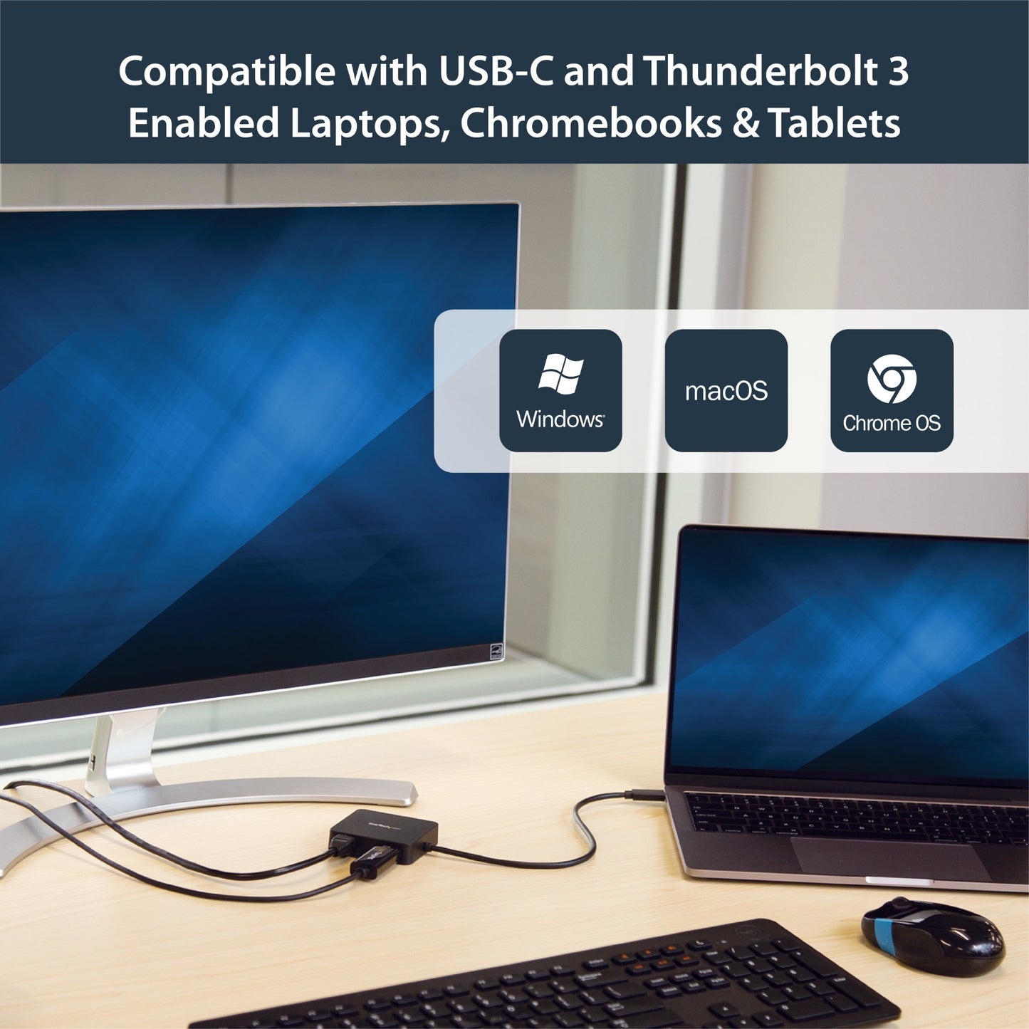 StarTech.com Multiport Adapter Portable Thunderbolt 3 Docking Station