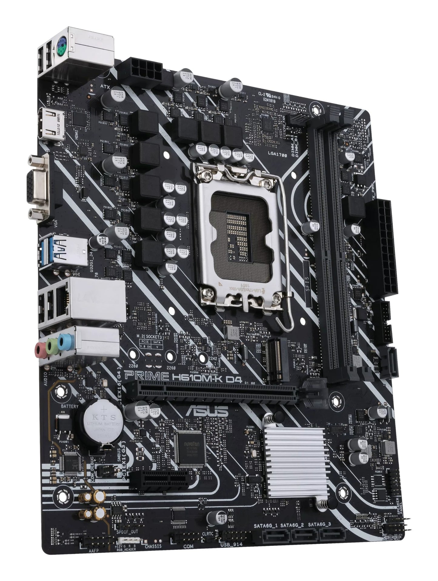 ASUS PRIME H610M-K D4 Intel H610 LGA 1700 micro ATX Motherboard