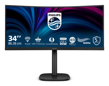 Philips 3000 series 34B2U3600C/00 34" UWQHD VA 120Hz Curved Monitor