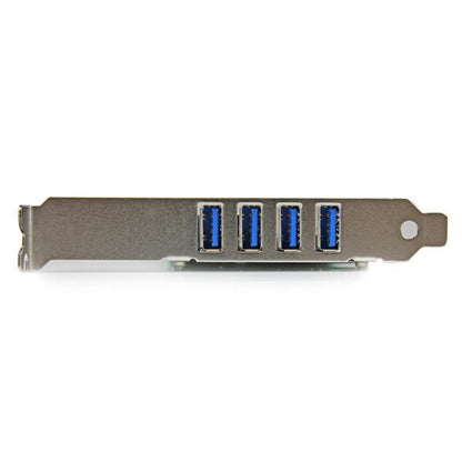 StarTech.com 4 Port PCI Express PCIe SuperSpeed USB 3.0 Controller Card Adapter with Hub