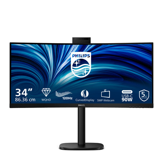Philips 3000 series 34B2U3600CH/00 34" UWQHD VA 120Hz Curved Monitor