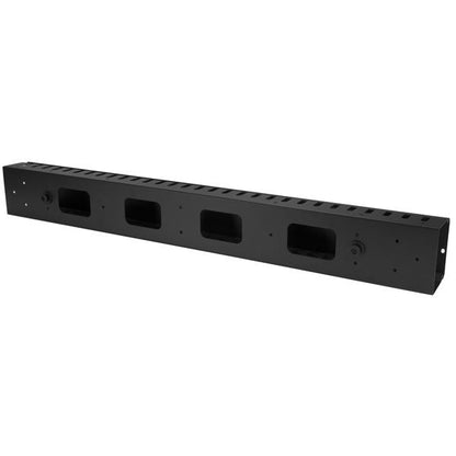 StarTech.com 2-Pack 20U Vertical Cable Organizer with Finger Ducts, Vertical Cable Rack