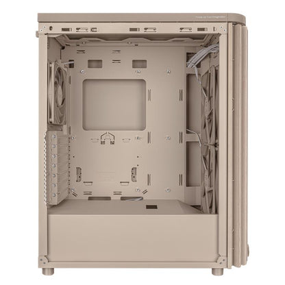 ASUS Proart PA401 Wood Mesh PWM Beige Tower PC Case