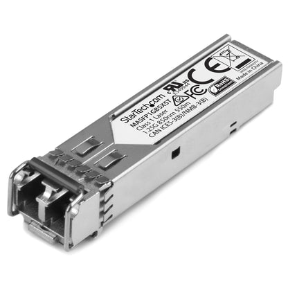 StarTech.com Cisco Meraki MA-SFP-1GB-SX Compatible SFP Module - 1000BASE-SX - 1GbE Multimode Fiber MMF Optic Transceiver - 1GE Gigabit Ethernet SFP - LC 550m - 850nm - DDM Cisco Meraki MS225, MX400, MS250 Networking