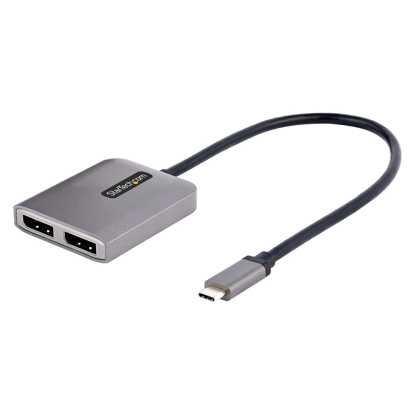 StarTech.com USB-C to Dual Displayport 1.4 Adapter, USB Type-C Multi-Monitor MST Hub