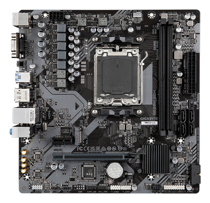 Gigabyte B650M S2H Motherboard - AMD Ryzen 9000 Series CPUs, 5+2+2 Phases VRM, up to