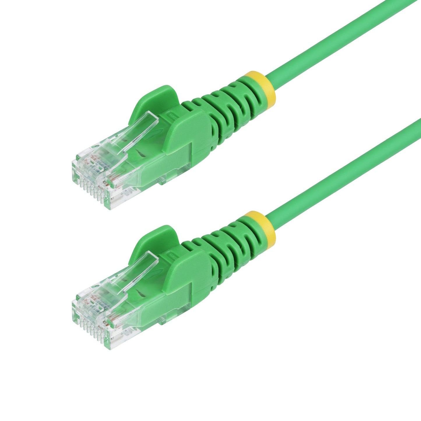 StarTech.com 15m Green Slim CAT6 Ethernet Cable, Snagless, 100W PoE, UTP, LSZH