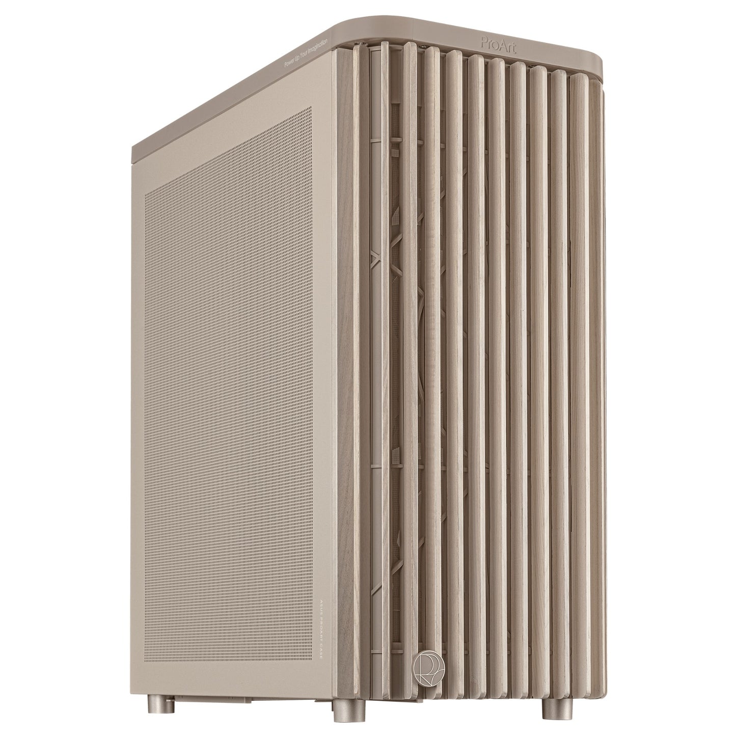 ASUS Proart PA401 Wood Mesh PWM Beige Tower PC Case