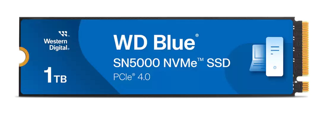 Western Digital Blue SN5000 1TB M.2 NVMe PCIe Gen4 SSD