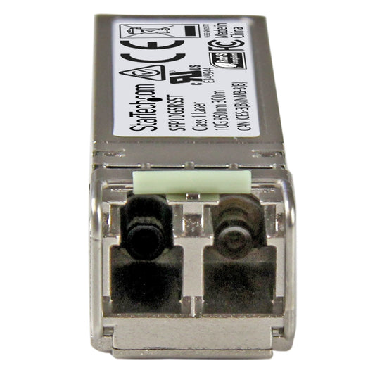 StarTech.com Cisco SFP-10G-SR-S Compatible SFP+ Module - 10GBASE-SR - 10GbE Multimode Fiber MMF Optic Transceiver - 10GE Gigabit Ethernet SFP+ - LC 300m - 850nm - DDM Cisco Firepower, ASR9000, C9300 Networking
