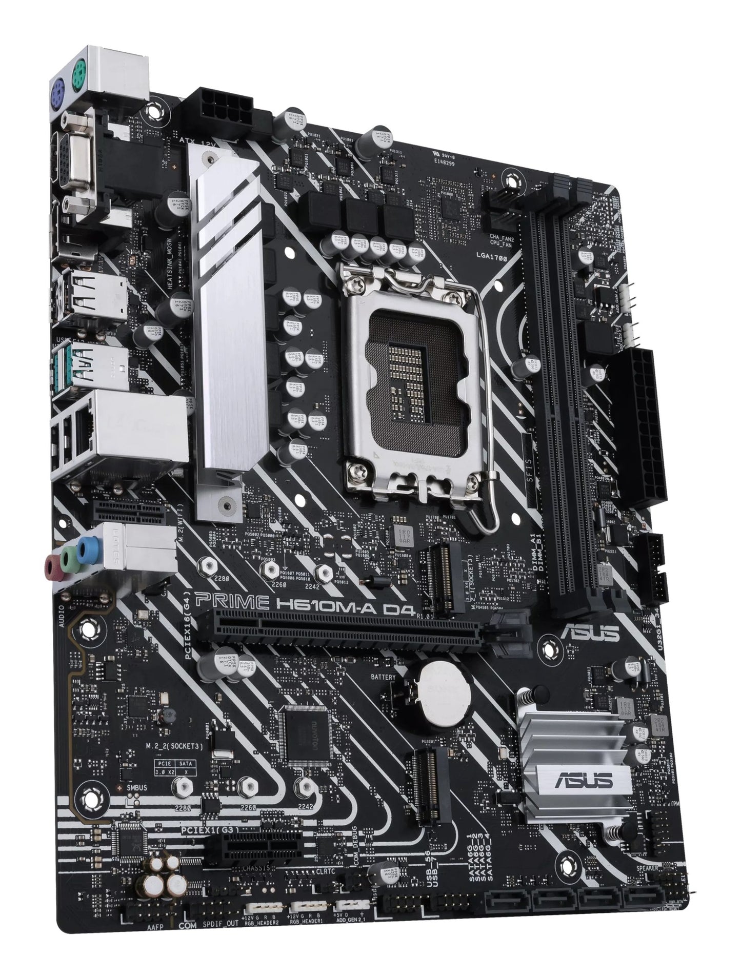 ASUS PRIME H610M-A D4-CSM Intel H610 LGA 1700 micro ATX Motherboard
