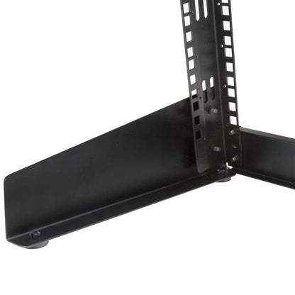 StarTech.com 2-Post 8U Desktop Server Rack, Small Open Frame 19in Computer Rack