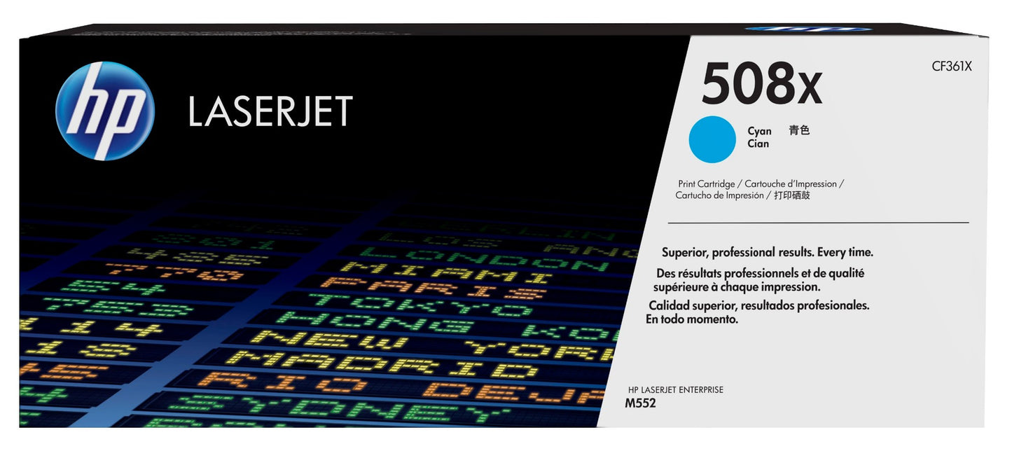 HP CF361X/508X Cyan Toner Cartridge (9.5K pages)