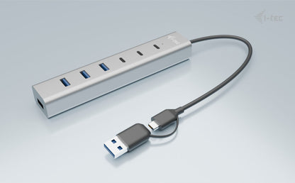 i-tec USB-C/USB-A Charging Metal HUB 7 port
