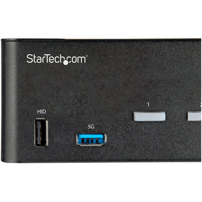 StarTech.com 2 Port Dual Monitor HDMI KVM Switch - 4K 60Hz Ultra HD HDR - Desktop 4K