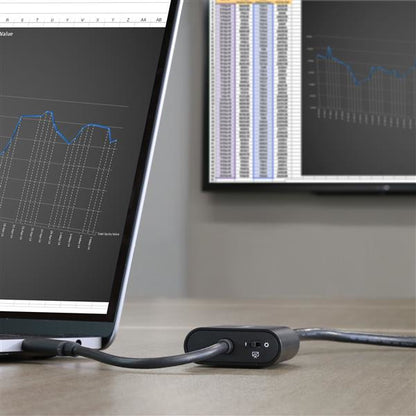 StarTech.com USB-C to VGA Adapter - with Presentation Mode Switch - 1920x1200 Hub